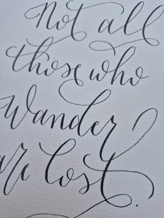 A5 Not all those who wander are lost