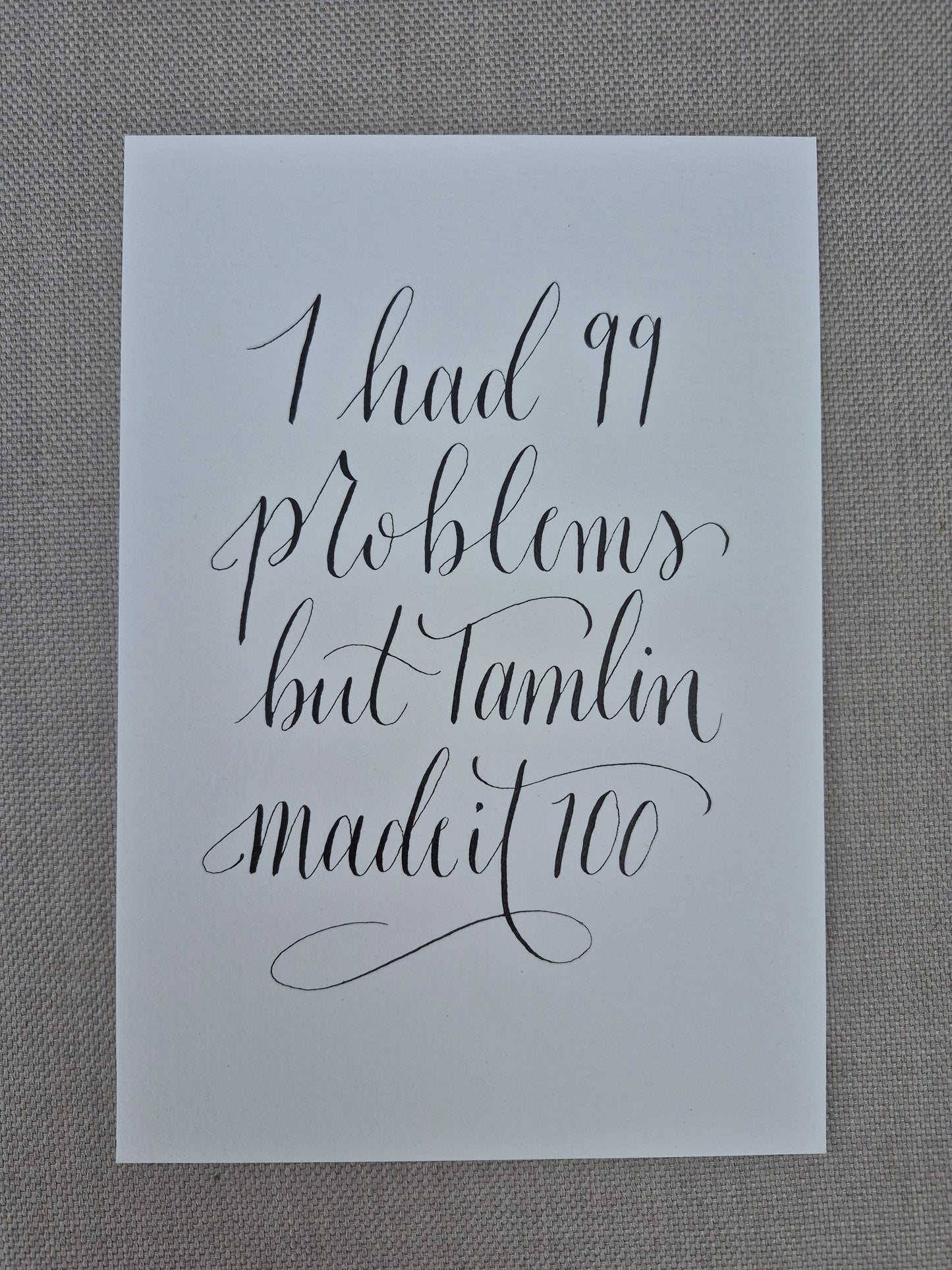 A5 I had 99 problems but Tamlin made it 100