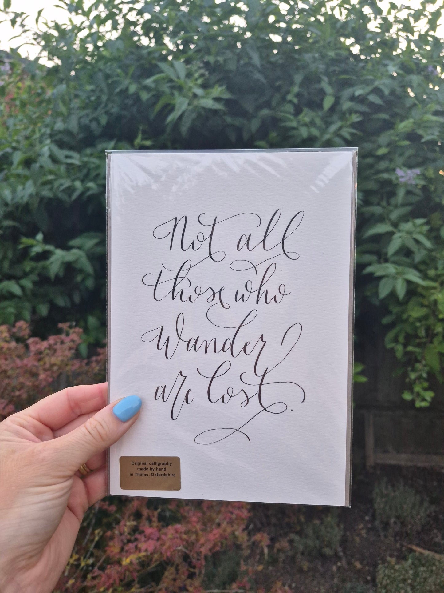 A5 Not all those who wander are lost