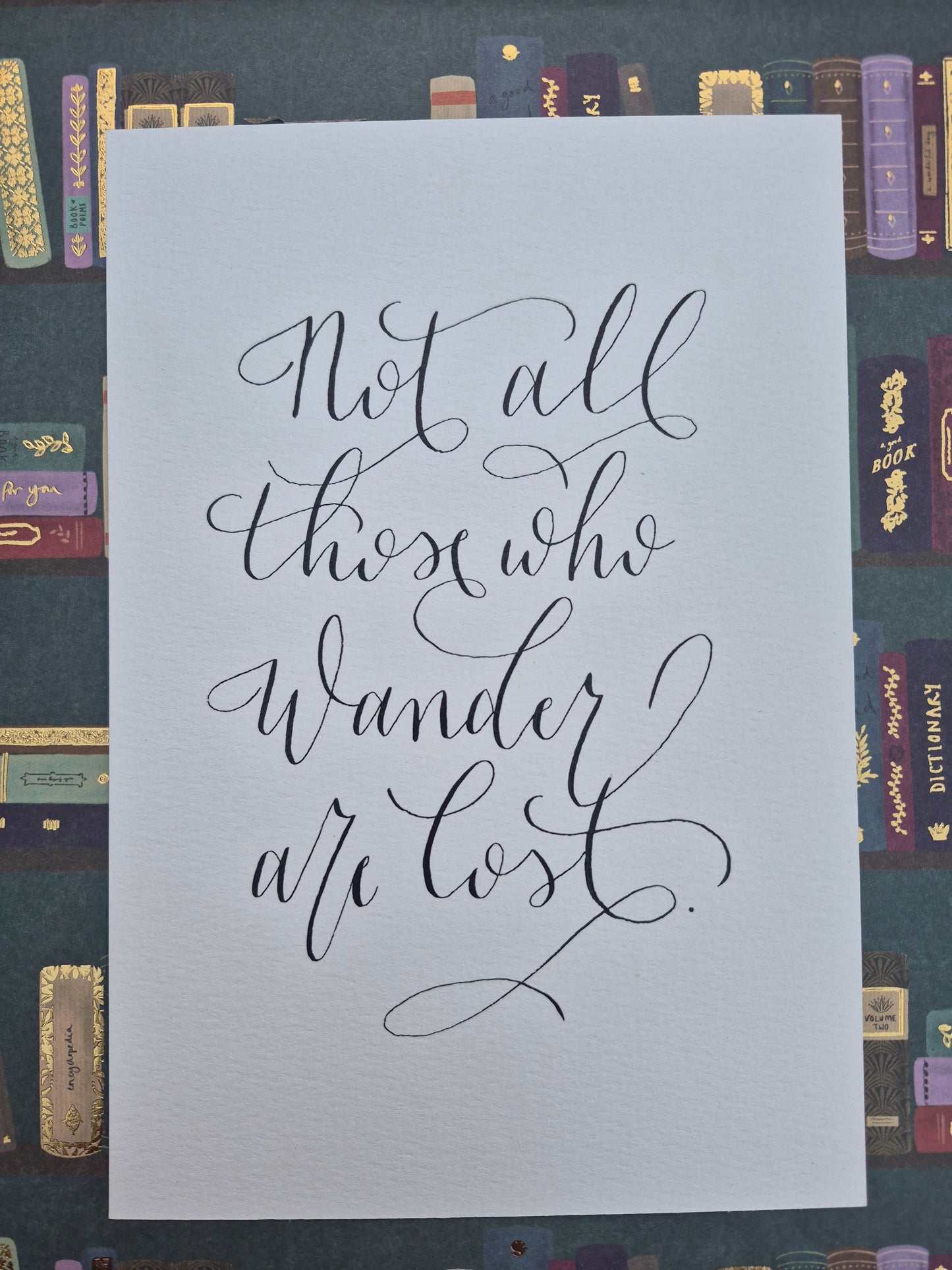 A5 Not all those who wander are lost