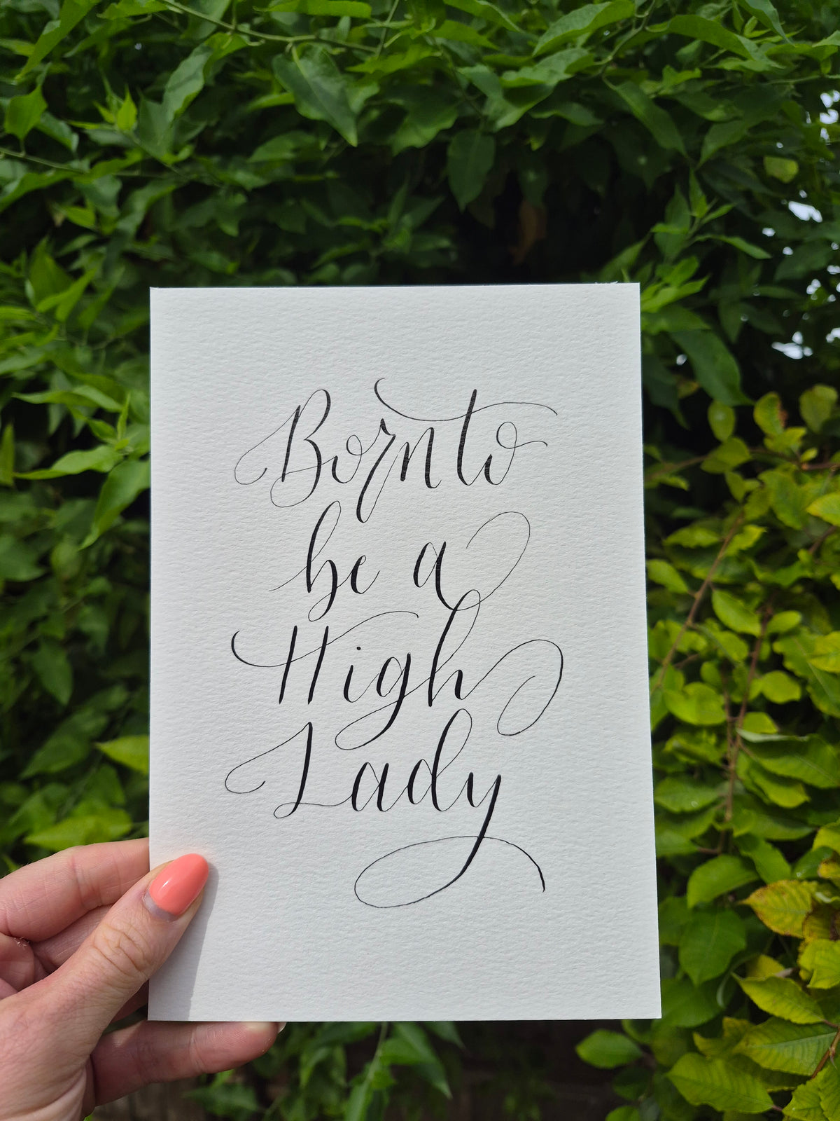 A5 Born to be a High Lady