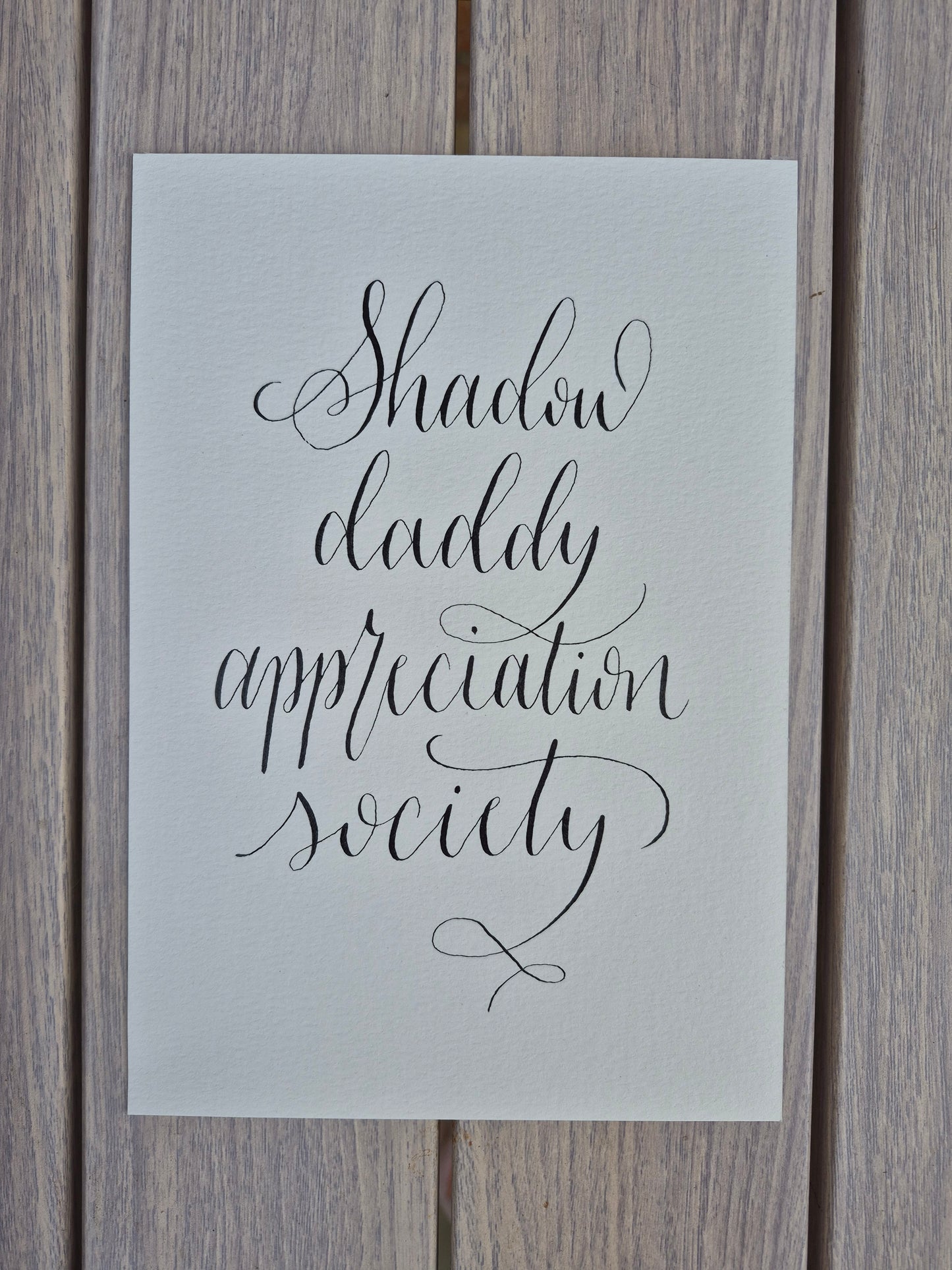 A5 Shadow daddy appreciation society